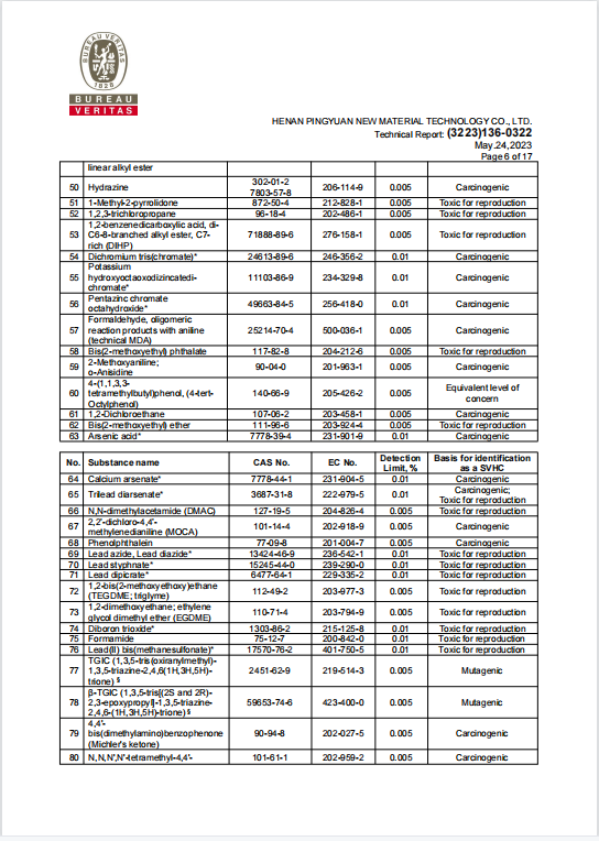 RGPPS REACH 报告 5